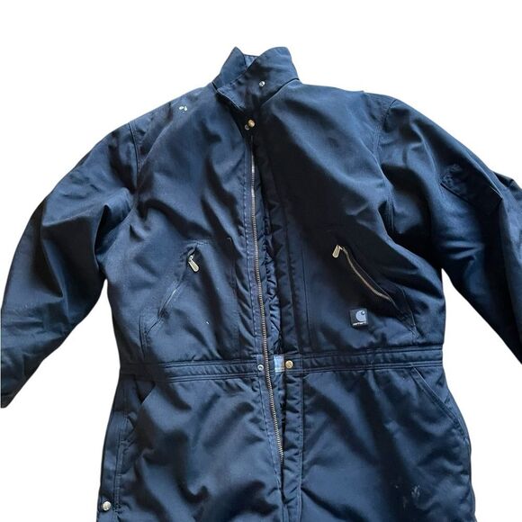 CARHARTT Black Insulated Coveralls Size 3X - Picture 4 of 14